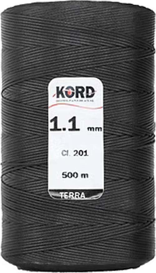 Kord Siyah Rengi 1.1 mm 500 m Mumlu El Saracı ve Dikiş İpi