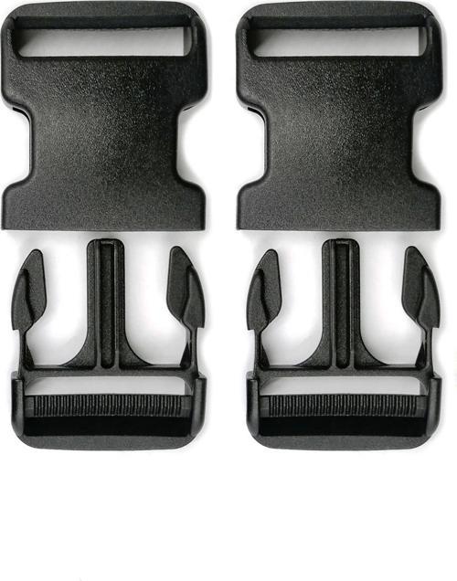 Plastik 50 MM Siyah Sert 2 Adet Kilitli Bağlama Kayışı