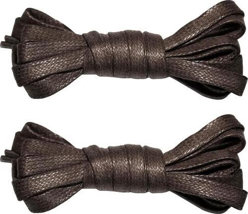 120 Cm Kahverengi Yassı Mumlu Ayakkabı Bağcığı