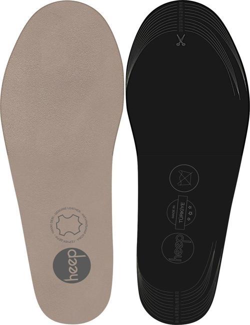 Hakiki Deri Ve Anatomik Bej 23-33 Numara Çocuk Ayakkabı İç Tabanlığı