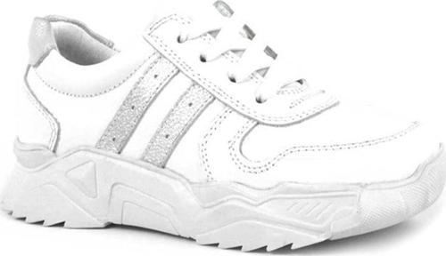 Hakiki Deri Kız Çocuk Sneakers Ayakkabı