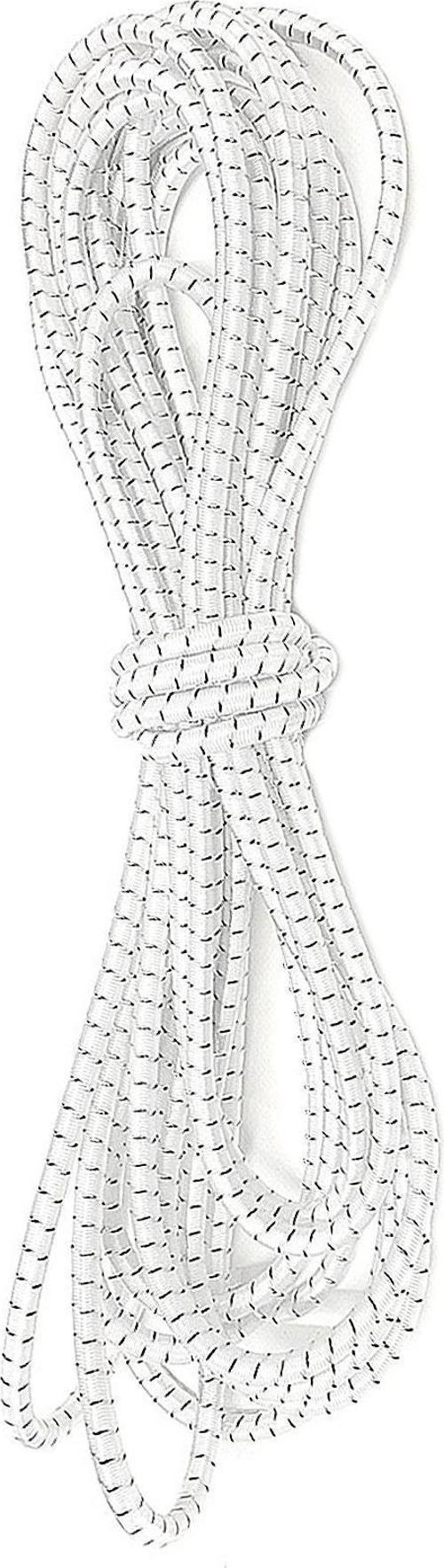 Desenli Beyaz Simli 5 Metre 2 mm Yuvarlak Lastik