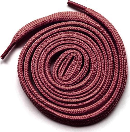 Bordo 1 cm Kalınlığında 1 Çift Yassı Spor Ayakkabı Bağcığı