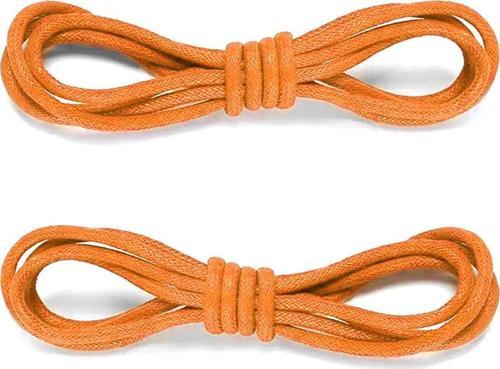 60 Cm Turuncu Mumlu Klasik Ayakkabı Bağcığı