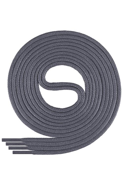 110 Cm 4 MM Koyu Gri Yuvarlak 1 Çift Ayakkabı Bağcığı