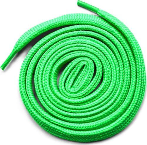 Fosforlu Yeşil 1 cm Kalınlığında 1 Çift Yassı Spor Ayakkabı Bağcığı