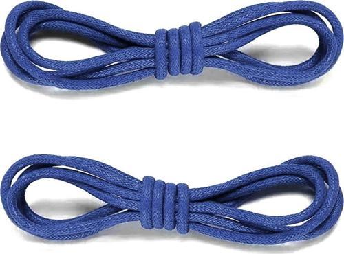 60 Cm Saks Mavi Mumlu Klasik Ayakkabı Bağcığı