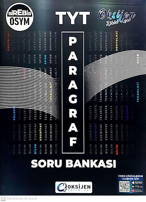OKSİJEN YAYINLARI TYT PARAGRAF SORU BANKASI 2021-2022