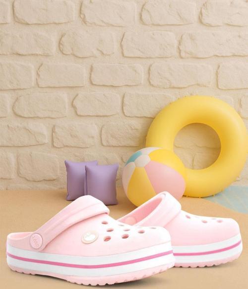 Pudra Pembe Yazlık Eva Kız Çocuk Terlik Sandalet