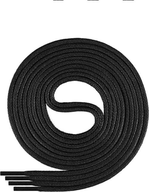 50 Cm 4 MM Siyah Yuvarlak 1 Çift Ayakkabı Bağcığı