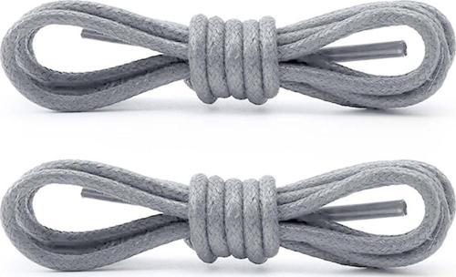 70 Cm Gri Mumlu Klasik Ayakkabı Bağcığı