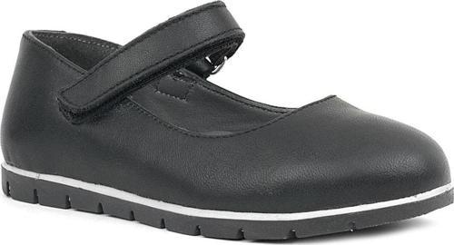 Hakiki Deri Siyah Kız Çocuk Babet