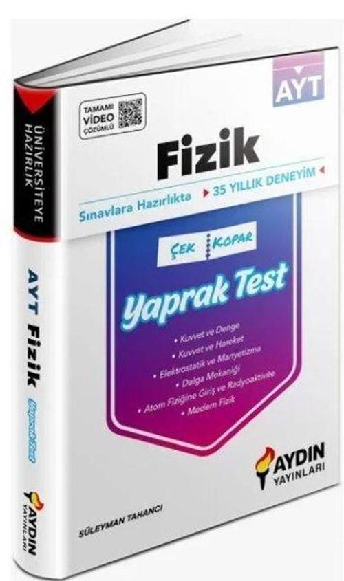 AYT Fizik Yaprak Testleri