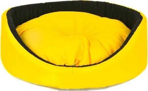 Kedi Köpek Oval Simit Yatak Sarı 46 cm