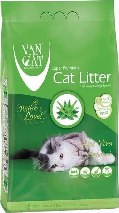 Aloe Vera Kokulu İnce Taneli Kedi Kumu 5 Kg