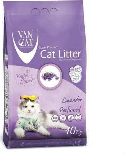 Lavanta Kokulu Bentonit Kedi Kumu İnce Taneli 10 kg