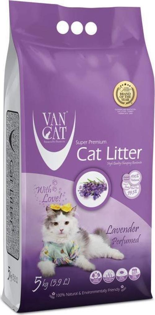 Lavanta Kokulu Bentonit Kedi Kumu İnce Taneli 5 kg