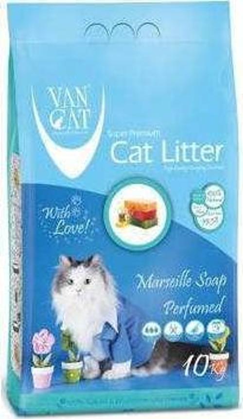 Marsılya Sabunlu Bentonit Kedi Kumu İnce Taneli 10 Kg