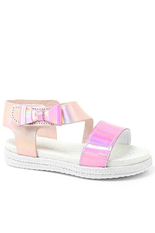 Artico Elenis Hakiki Deri Pembe Kız Bebek Sandalet