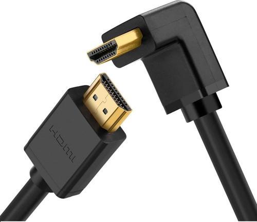 90 Derece Açılı 4K HDMI Kablo 1 Metre