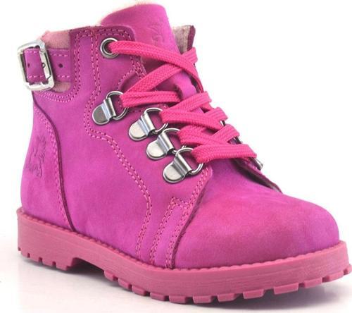 Griffon Hakiki Deri Pembe Fermuarlı Kışlık Kız Bebek Bot