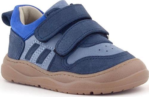 Schaggy Hakiki Deri Lacivert Mavi Bebek Spor Ayakkabı