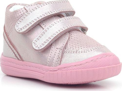 Raya Hakiki Deri Pembe Simli Cırtlı Kız Bebek Bot