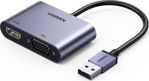 USB 3.0 1080P 60Hz Full HD HDMI VGA Dönüştürücü Adaptör