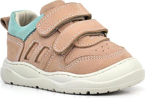 Schaggy Hakiki Deri Pudra Bebek Spor Ayakkabı