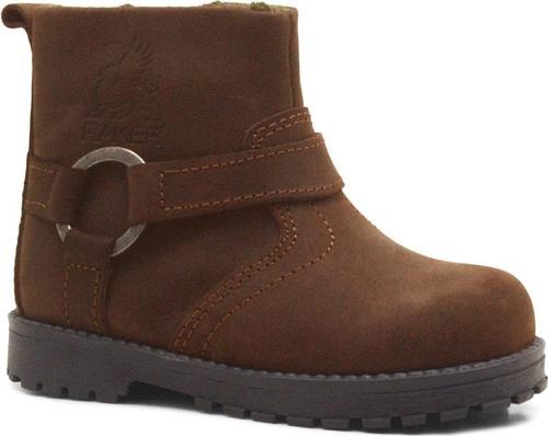 Chiron Hakiki Deri Tarçın Rengi Fermuarlı Bebek Çizme