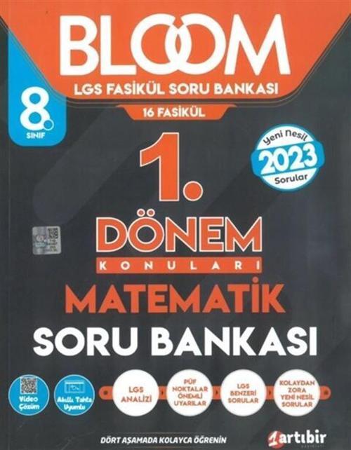 Artıbir Yayınları 8. Sınıf Lgs Matematik  Soru Bankası 1. Dönem Bloom Serisi 0323