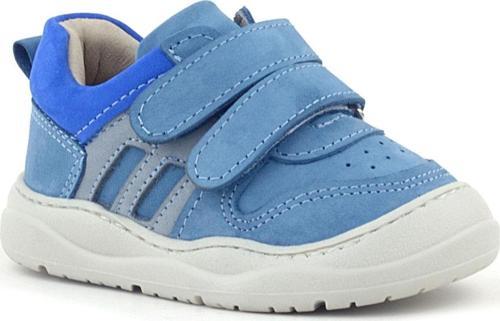 Schaggy Hakiki Deri Mavi Bebek Spor Ayakkabı