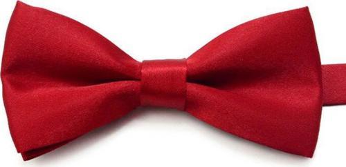 Kırmızı Ayarlanabilir Saten Bebek ve Çocuk Papyonu