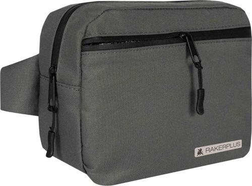 Gri Unisex Minimal 21x15x5 cm Bel ve Göğüs Çantası