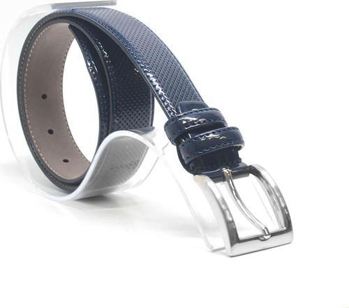 Lacivert Klasik Metal Tokalı Rugan Erkek Çocuk Kemer