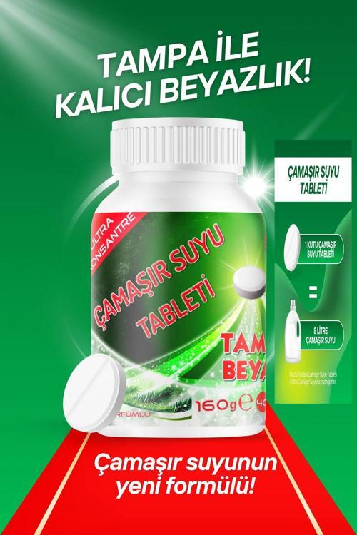 Ultra Konsantre Çamaşır Suyu Tableti 160Gr 1 Adet
