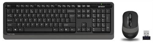 TEKNOTEG - RSR - A4 Tech Fg1010, Gri, Fstyler, Türkçe Q, Kablosuz, Klavye Mouse Set