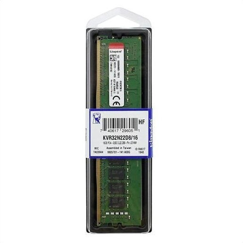TEKNOTEG - RSR - Kıngston Kvr32n22d8/16, 16gb, 3200mhz, Ddr4, Cl22, Desktop Ram