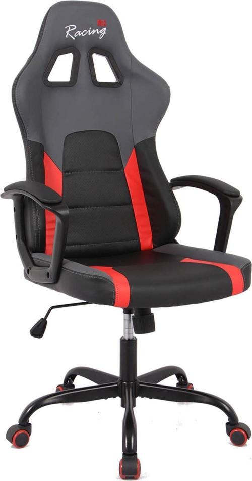 Max Racing Speed Oyuncu Ve Çalışma Koltuğu Siyah Gri Kırmızı