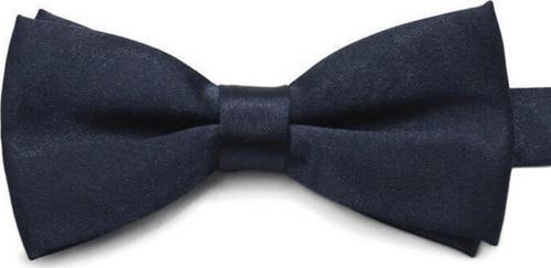 Lacivert Ayarlanabilir Saten Bebek ve Çocuk Papyonu