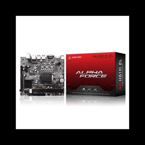 TEKNOTEG - RSR - Arktek Alpha Force, Ak-h61m El, 2xddr3, M.2, D-sub, Hdmı, 2-3.nesil, Lga1155 Soket,
