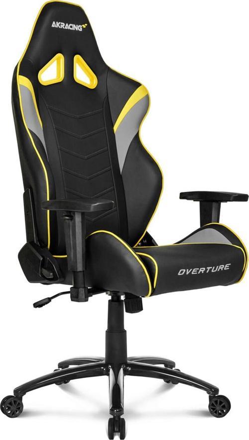 AKRACING  Overture Serisi Profesyonel PC Oyun ve Yönetici Koltuğu Siyah-Sarı