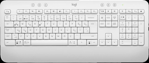 TEKNOTEG - RSR - Logıtech Sıgnature K650, 920-010973, Beyaz, Bluetooth, Türkçe Q, Multimedya, Sıvı T