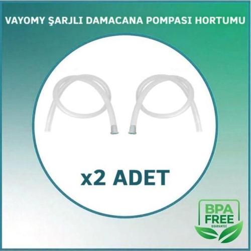 Şarjlı Damacana Su Pompası Hortumu 55cm x 2 ADET Yedek Hortum
