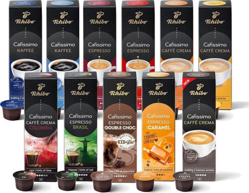 Cafissimo Tadım Seti Farklı Türde 110 Adet (11x10 Kapsül Kahve) Espresso Double Choc Özel Seri