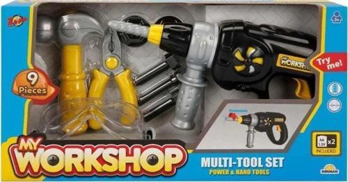 NessiWorld 4606 Zapp Toys My Workshop Matkaplı Tamir Seti 9 Parça