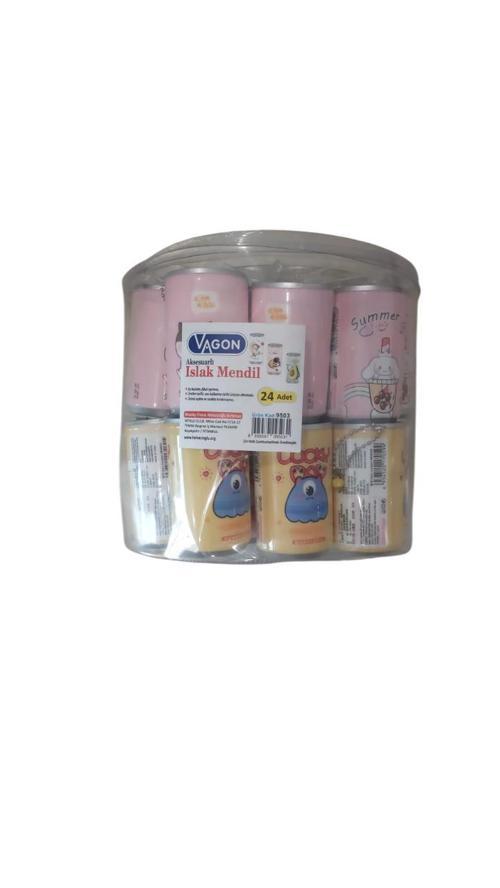 Islak Mendil Yuvarlak Kutu 24 Lü 9503