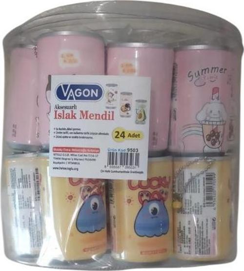 Islak Mendil Yuvarlak Kutu 24 Lü 9503