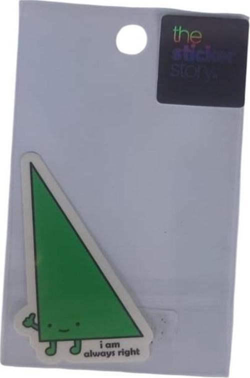 Yapışkanlı Sudan Etkilenmeyen Sticker The Sticker Story Always Right Tss0209 (1 Adet)