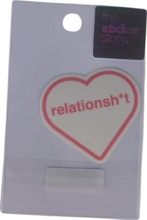 Yapışkanlı Sudan Etkilenmeyen Sticker The Sticker Story Relationsh Tss0256 (1 Adet)